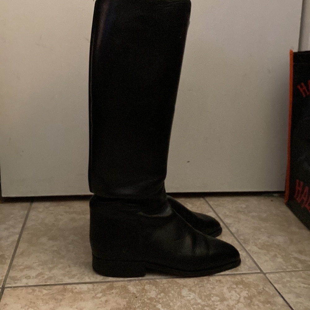 Equestrian Dressage Boots, tall, finest leather